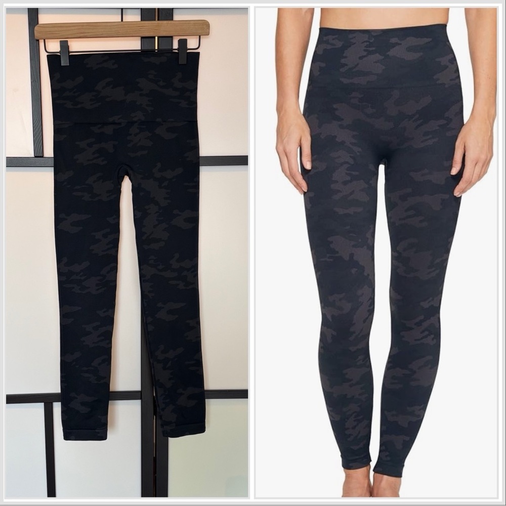 Spanx Seamless leggings camo‎ size Medium. Sporty casual